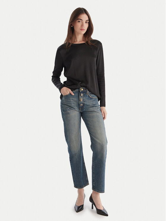 ViCOLO ViCOLO Blúz TF0244 Fekete Regular Fit