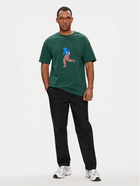 New Balance New Balance T-Shirt Athletics MT41579 Zielony Relaxed Fit