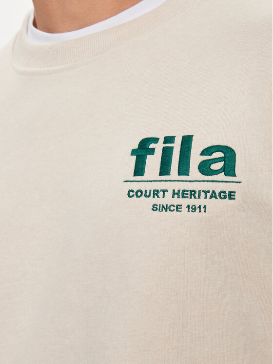 Fila Fila Bluză FAM0671 Bej Relaxed Fit