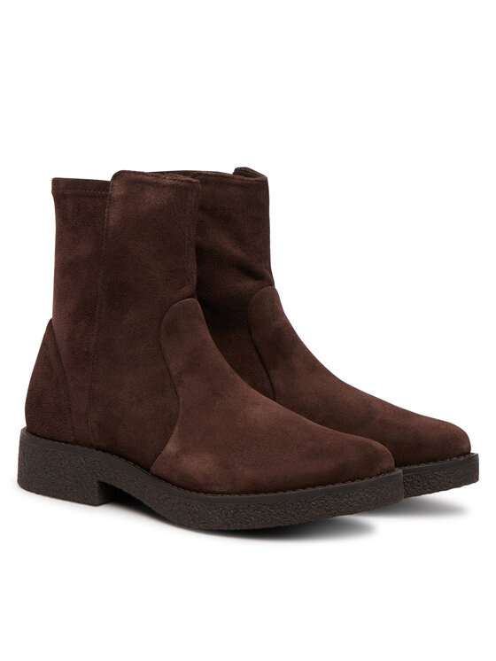 Clarks Clarks Botki Nella Bay 26327194 Brązowy ciemny