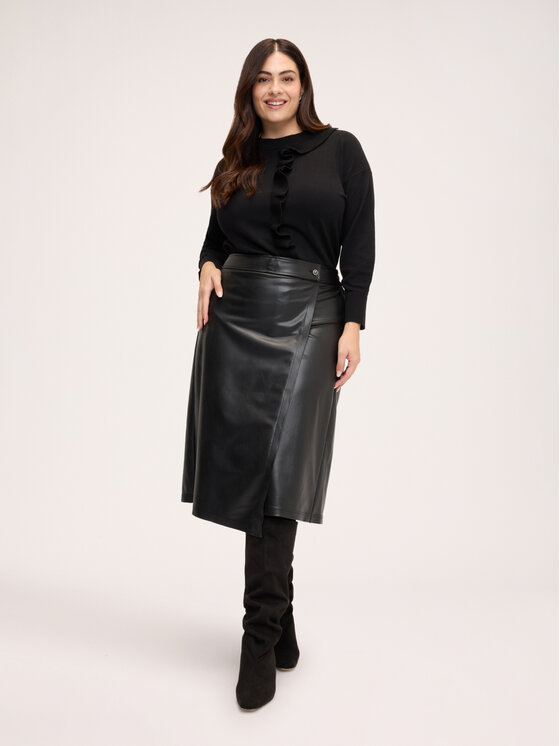 Fiorella Rubino Fiorella Rubino Sweter M456L008723N033 Czarny Regular Fit