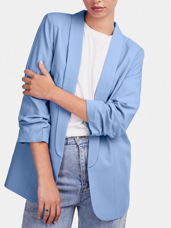 Pieces Pieces Sakko Bosella 17090996 Himmelblau Regular Fit