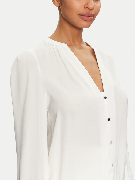 Morgan Morgan Bluse 242-CSPELL Weiß Regular Fit