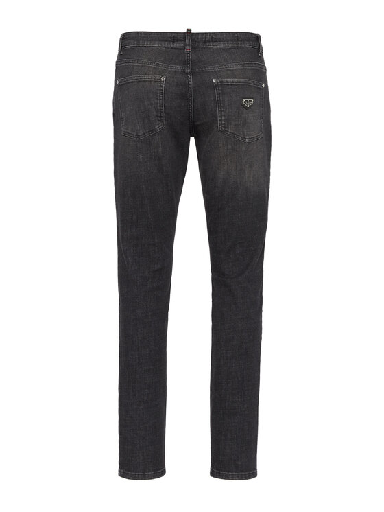 PHILIPP PLEIN PHILIPP PLEIN Jeansy 27843 Szary Straight Leg