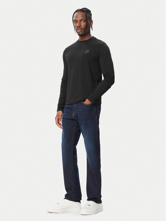KARL LAGERFELD KARL LAGERFELD Longsleeve 755048 564235 Чорний Regular Fit
