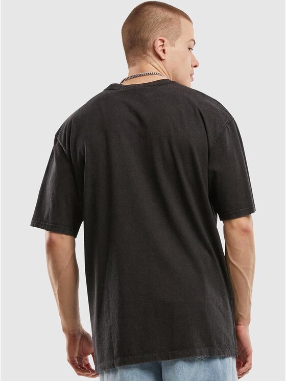 MyStars MyStars T-Shirt Szeroka luźna Klaun 122717 Czarny Oversize