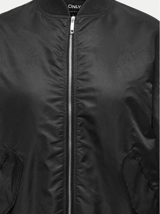 ONLY ONLY Μπόμπερ μπουφάν Mille 15322732 Μαύρο Oversize