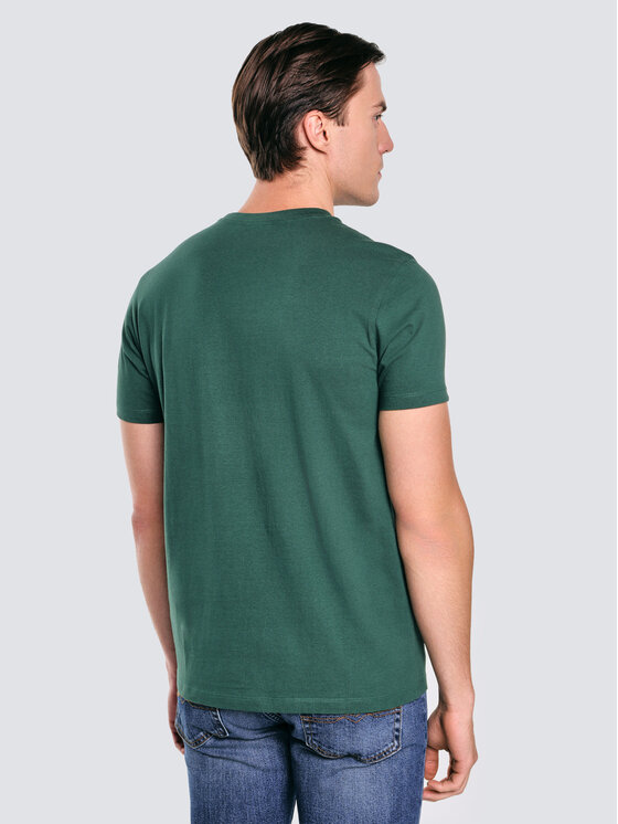 BIG STAR BIG STAR T-Shirt MARR Zielony Basic Fit