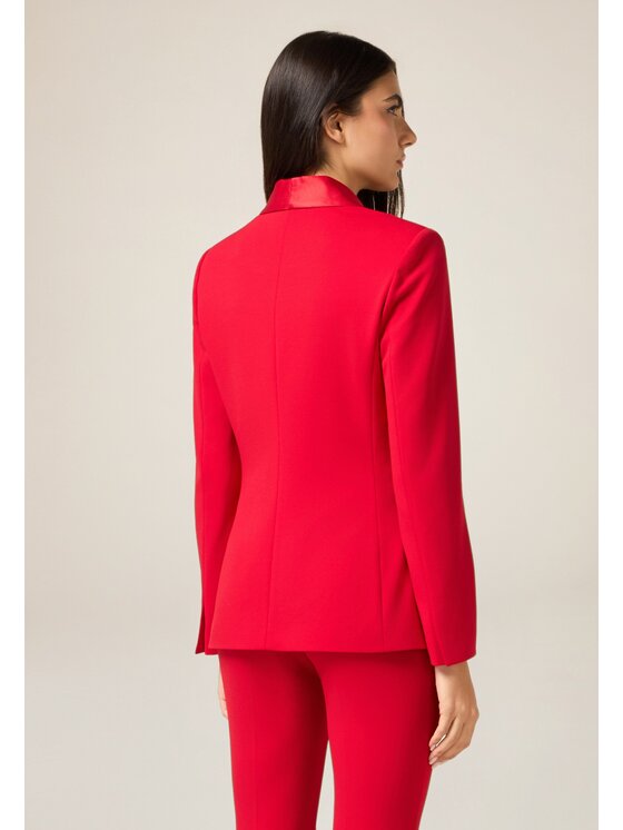 Oltre Oltre Giacca outdoor Q783R004564N016 Rosso Slim Fit