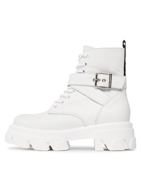 Steve Madden Steve Madden Žygio batai Mae Bootie SM19000034 SM19000034-107 Balta