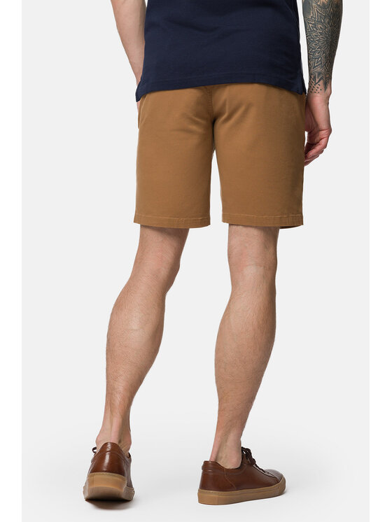 Lancerto Lancerto Szorty materiałowe Ibiza SZO082123000006 Brązowy Regular Fit
