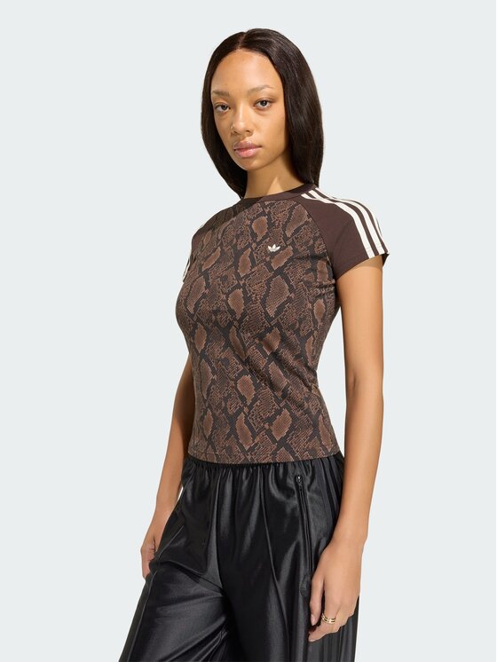 adidas adidas T-Shirt 168123 Kremowy Slim Fit