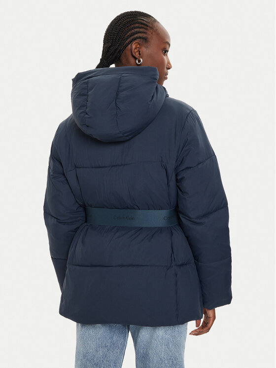Calvin Klein Jeans Calvin Klein Jeans Зимно яке J20J224107 Тъмносин Relaxed Fit
