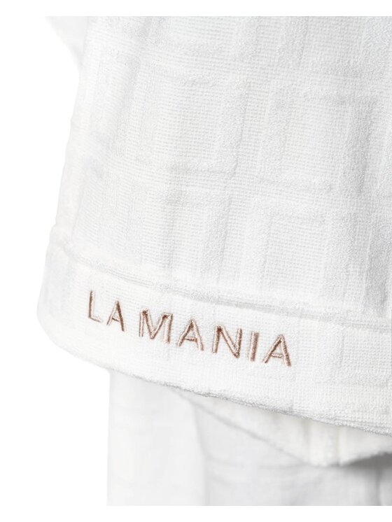 La Mania La Mania Ręcznik Mono Mania Biały
