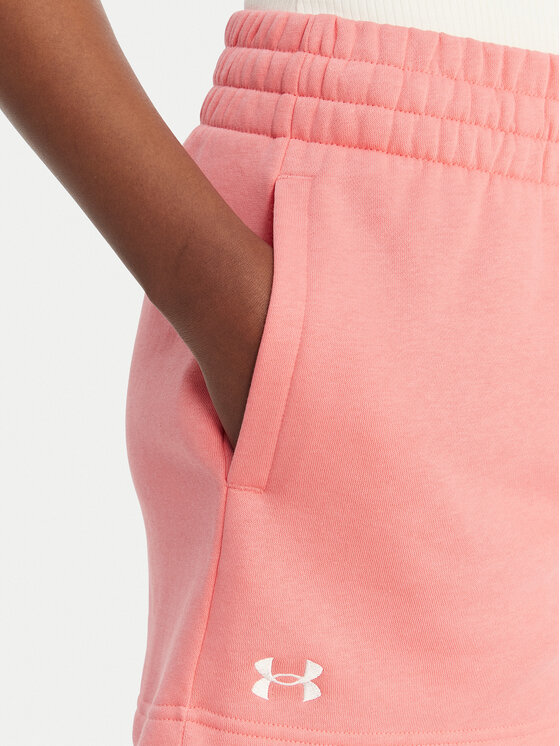Under Armour Under Armour Pantaloncini sportivi Rival Fleece Short 1382723 Rosa Loose Fit