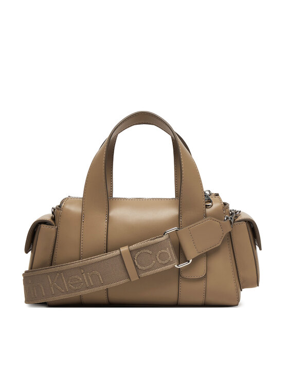 Calvin Klein Calvin Klein Torebka Webbing Strap Pocket Bag LV04F3291G Beżowy