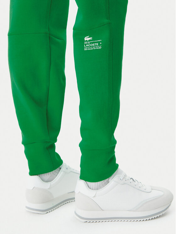 Lacoste Lacoste Spodnji del trenirke XF0343 Zelena Regular Fit