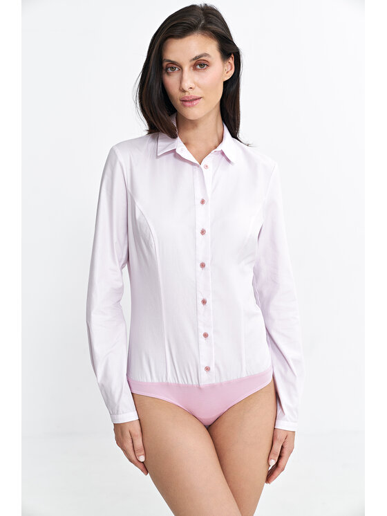 NIFE NIFE Body K81 Różowy Slim Fit
