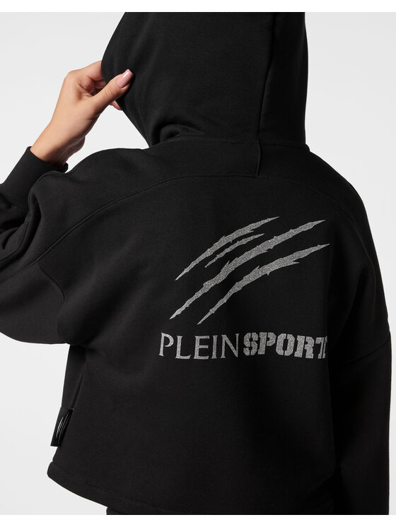 Plein Sport Plein Sport Bluza 13017 Czarny Regular Fit