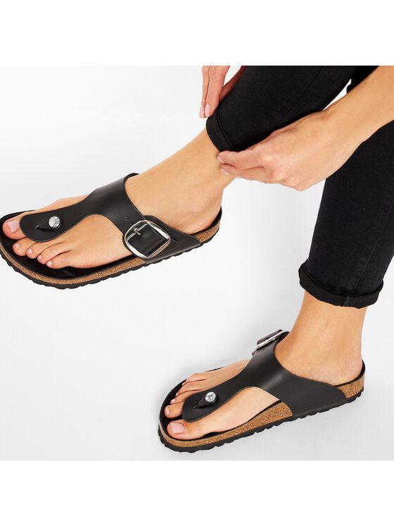 Birkenstock Birkenstock Infradito Gizeh Big Buckle 1018776 Nero