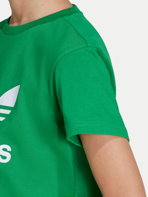 adidas adidas Tričko Trefoil IY4003 Zelená Regular Fit