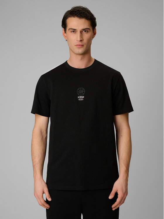4F 4F T-Shirt FLUID EXPRESSIONS Czarny Relaxed Fit