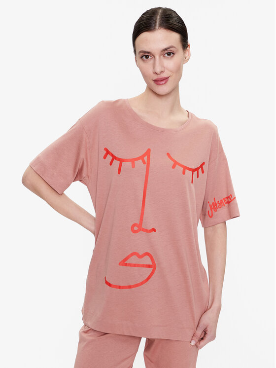 Triumph Triumph Πιτζάμα 10214839 Ροζ Relaxed Fit