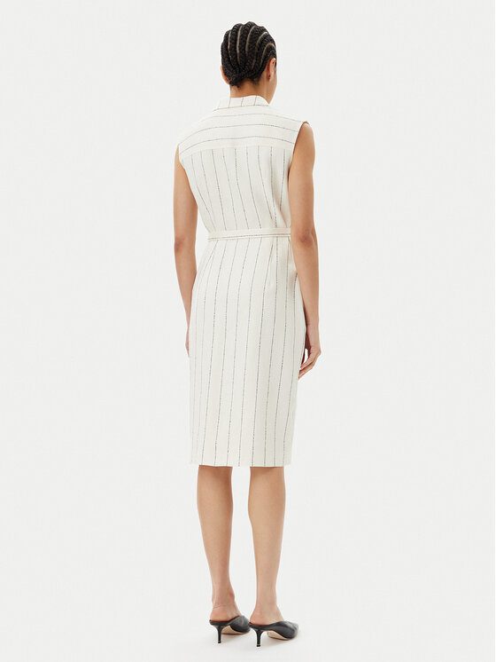 BOSS BOSS Rochie de zi Drupe 50540617 Bej Relaxed Fit