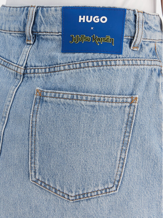 HUGO HUGO Džínová sukně Gadele 50557549 Modrá Regular Fit