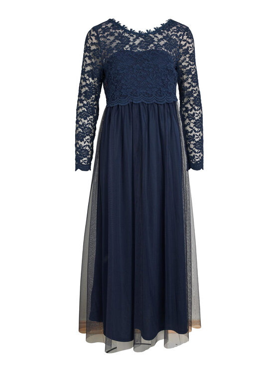 Vila Vila Coctailkleid 14092774 Dunkelblau Regular Fit