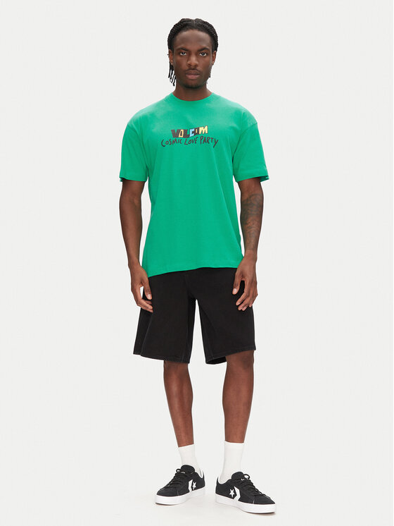 Volcom Volcom T-krekls Bob Moleema A4312554 Zaļš Loose Fit
