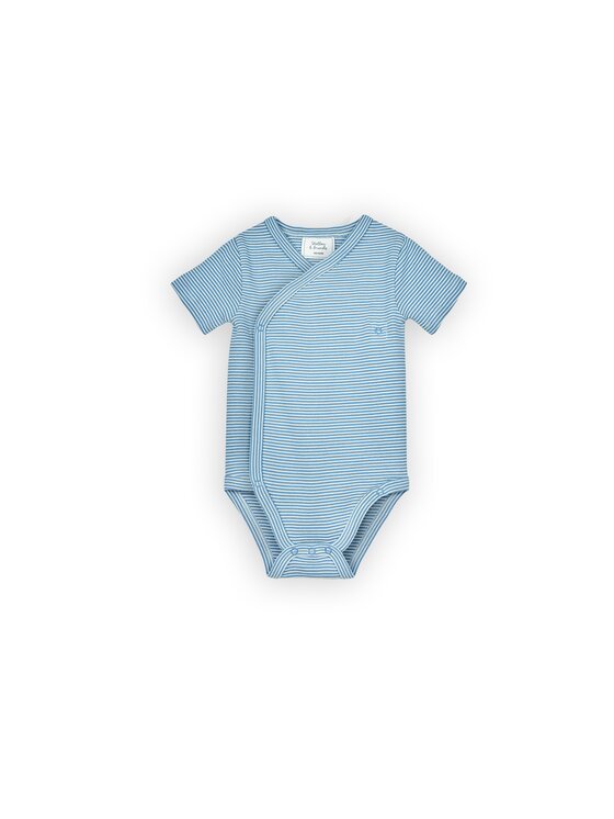 Stellou & friends Stellou & friends Komplet body dziecięcych Short Sleeve CROSS-BODY Niebieski