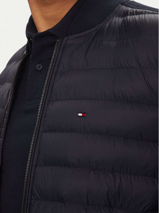 Tommy Hilfiger Tommy Hilfiger Bunda bomber MW0MW38674 Tmavomodrá Regular Fit