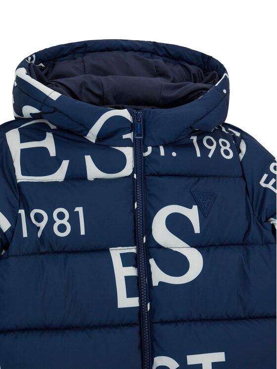 Guess Guess Zimné bundy H5BJ00 WCFM0 Tmavomodrá Regular Fit