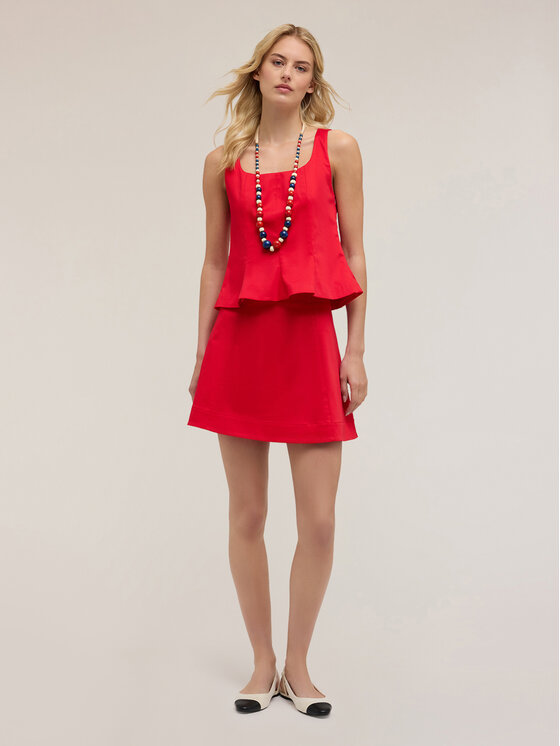 Motivi Motivi Top D773Q000502N016 Rosso Regular Fit