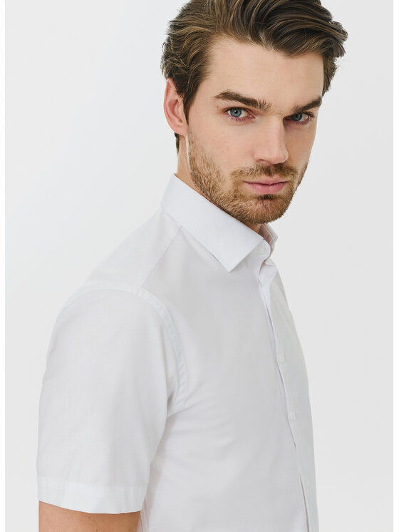 Pako Lorente Pako Lorente Koszula P24SF-1K-002 Biały Slim Fit