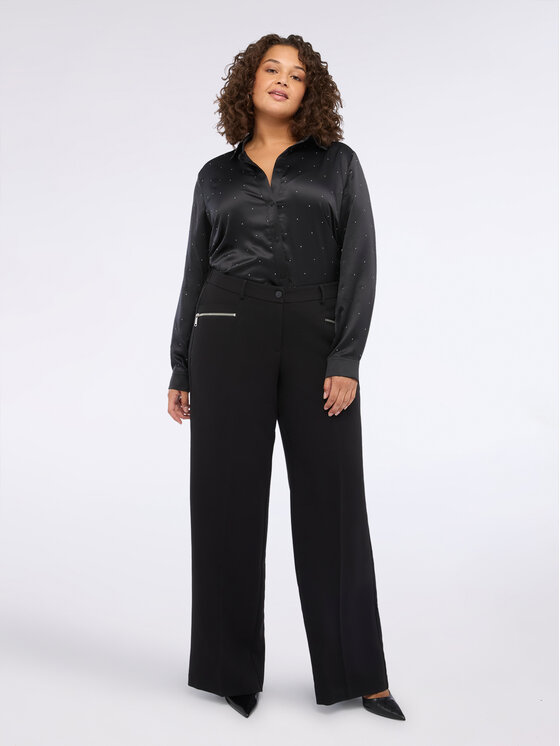 Fiorella Rubino Fiorella Rubino Camicia 5127T001371N033 Nero Regular Fit