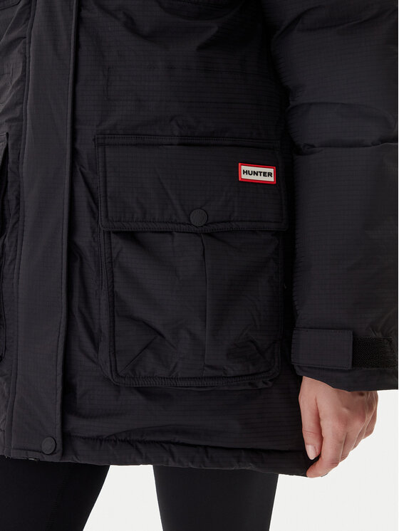 Hunter Hunter Parka Glyder HARW0014252 Melns Regular Fit