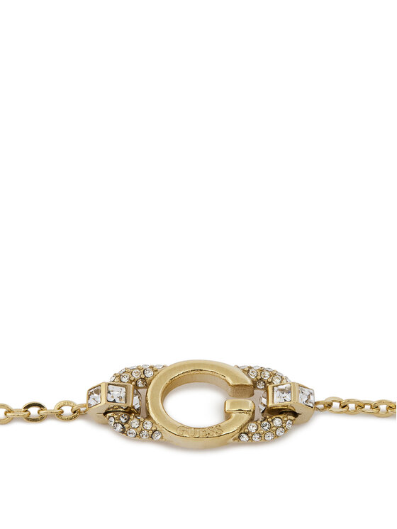 Guess Guess Zestaw bransoletka i kolczyki JUBS04 693JW Złoty