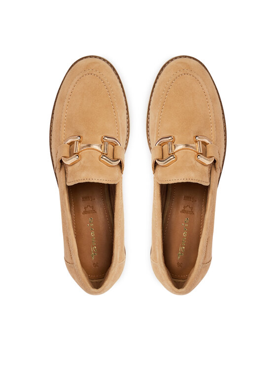 Tamaris Tamaris Chunky loafers 1-24723-43 Beige