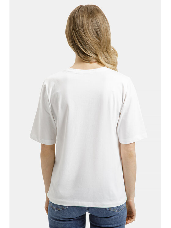 Cross Jeans Cross Jeans T-Shirt 56270-008 Biały