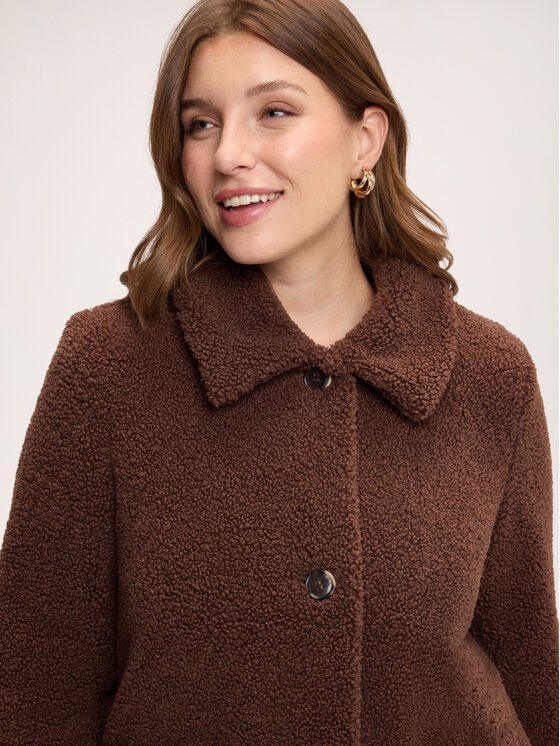 Fiorella Rubino Fiorella Rubino Cappotto invernale 8050T000398N022 Marrone Regular Fit