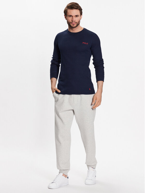 Polo Ralph Lauren Polo Ralph Lauren Majica dugih rukava 714899615002 Tamnoplava Regular Fit