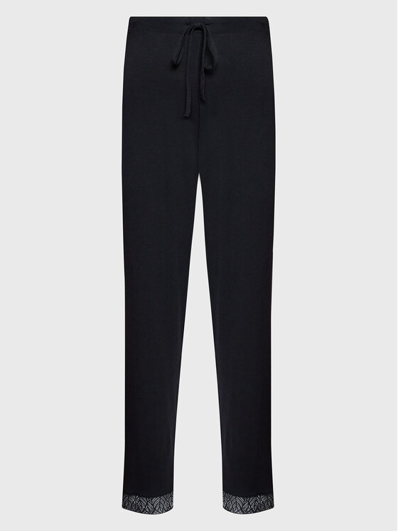 Femilet by Chantelle Pantaloni pijama Jazz FNA560 Negru Regular Fit