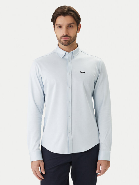 BOSS BOSS Marškiniai ST Motion 50555946 Žydra Regular Fit