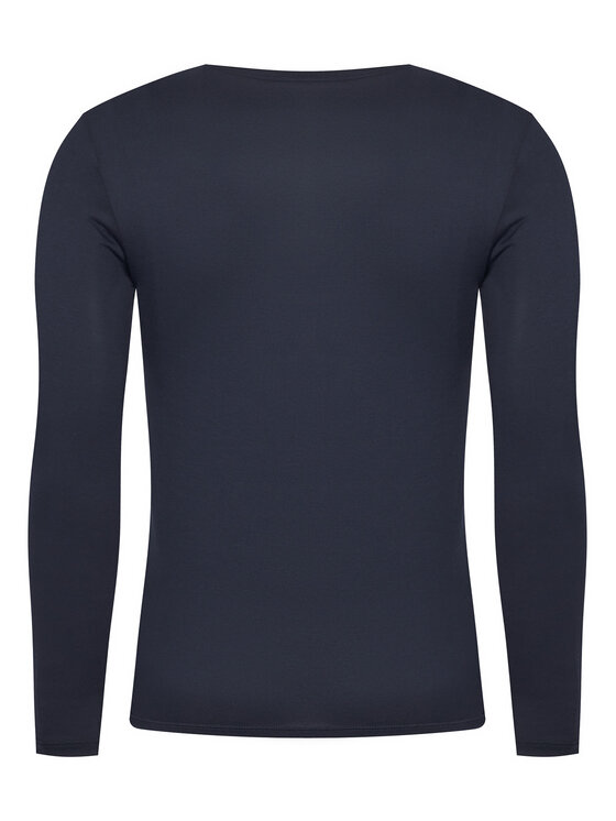 Lacoste Lacoste Marškinėliai ilgomis rankovėmis TH6712 Tamsiai mėlyna Regular Fit