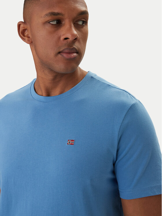 Napapijri Napapijri Tricou Salis NP0A4H8D Albastru Regular Fit