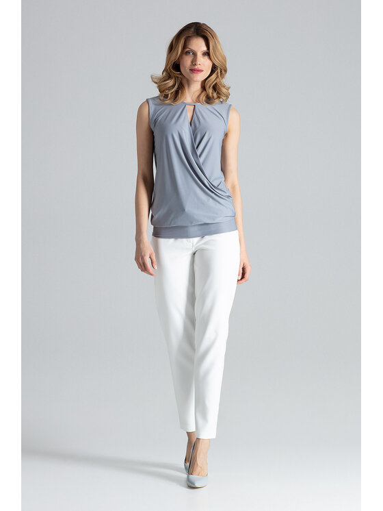 FIGL FIGL Halenka M337 Šedá Regular Fit