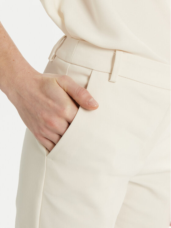 Marella Marella Chino hlače Irlanda 2515131021 Bela Slim Fit