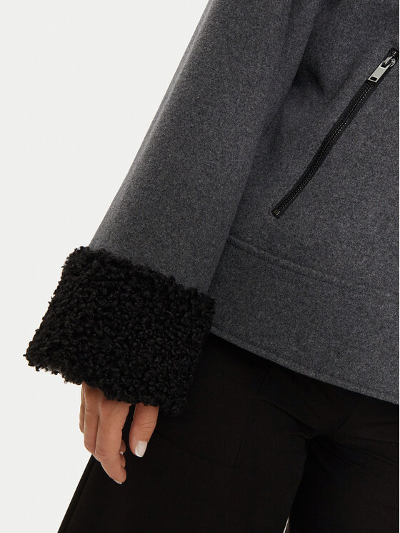 Karen by Simonsen Karen by Simonsen Übergangsjacke Ragnu 10105195 Grau Loose Fit